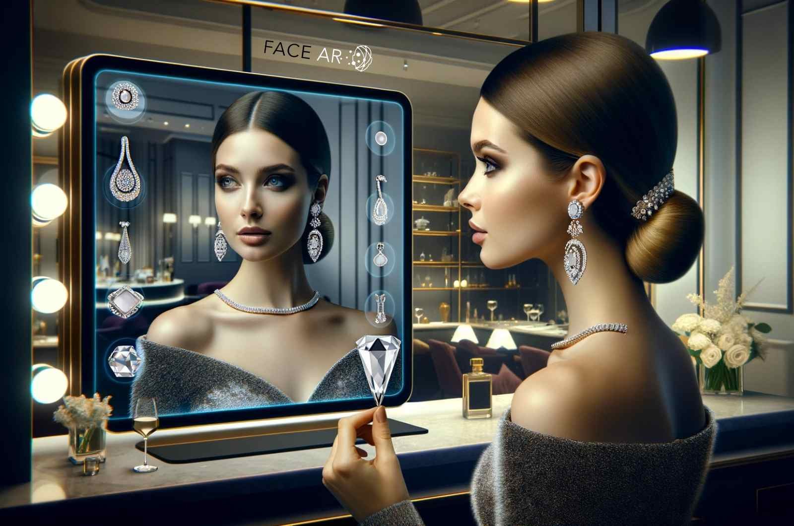 Aufwertung von Online-Juweliergeschäften mit FaceARs Augmented Reality Technologie